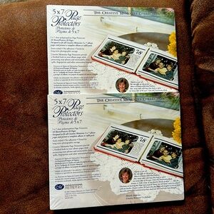 2 BNIP Creative Memories page protectors.